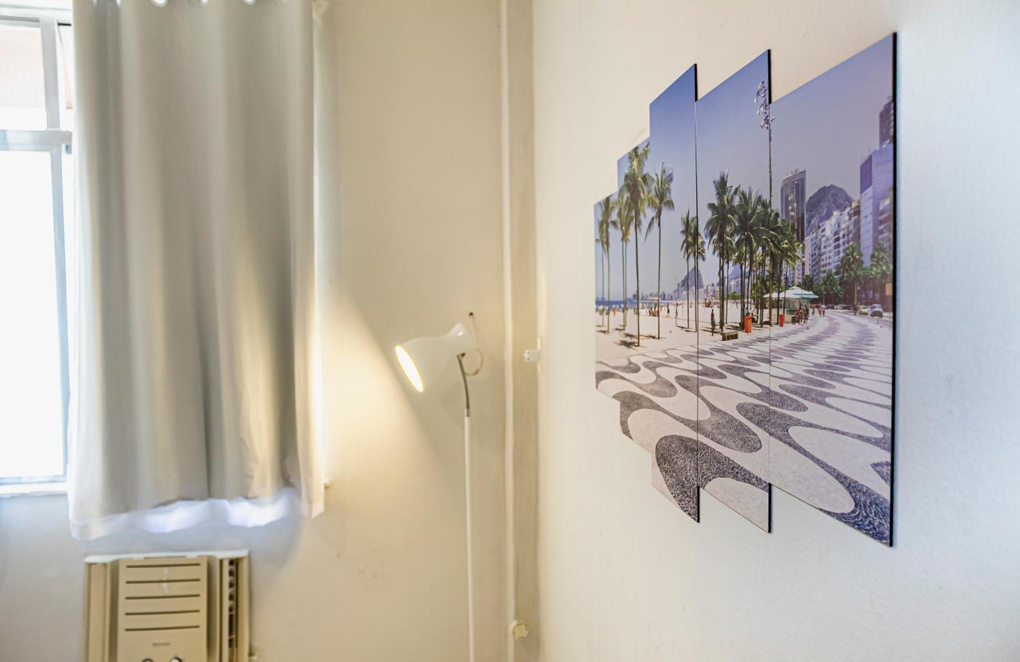 Studio Completo Na Praia De Copacabana Com Ar, Wifi, Netflix, Ate 4 Pessoas, Fundos Claro E Silencioso, Pauloangerami Pj135 ريو دي جانيرو المظهر الخارجي الصورة